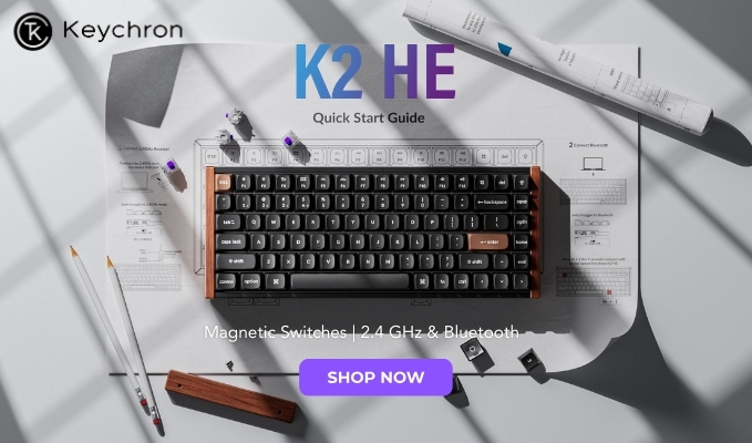 Keychron | Professional wireless mechanical keyboard for macOS, also suitable for windows.