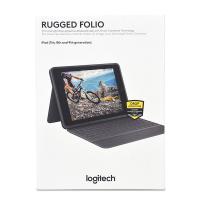 Logitech Rugged Folio Ultra-protective Keyboard Case with Smart Connector for iPad (920-009458)
