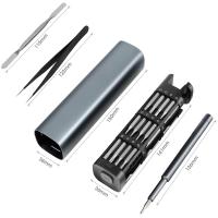 46 in 1  Precision Screwdriver Set with 42 bits Magnetic Repair Tool Kit Micro built-in box for Electronics PC Phone Laptop Drones Watch, Mini Tool