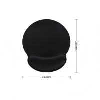 Ergonomic Mouse Pad - Wrist Support Pad with Pain Relief Memory Foam,Non-Slip Rubber Base, Black Mousepad: for Office Home,Laptop,Computer Notebook